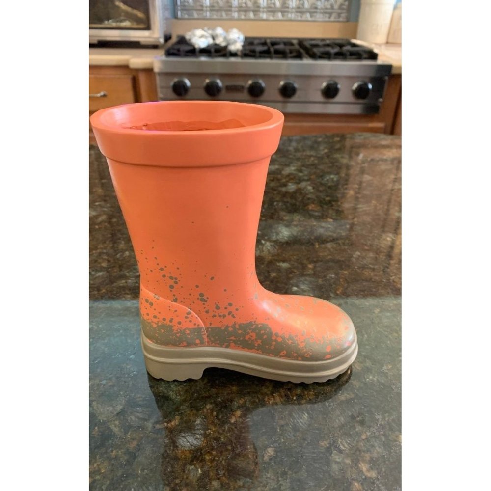Farmhouse Muddy Rain Boot Planter HOME KITCHEN TIERED TRAY 004. Last One - Picture 5 of 7